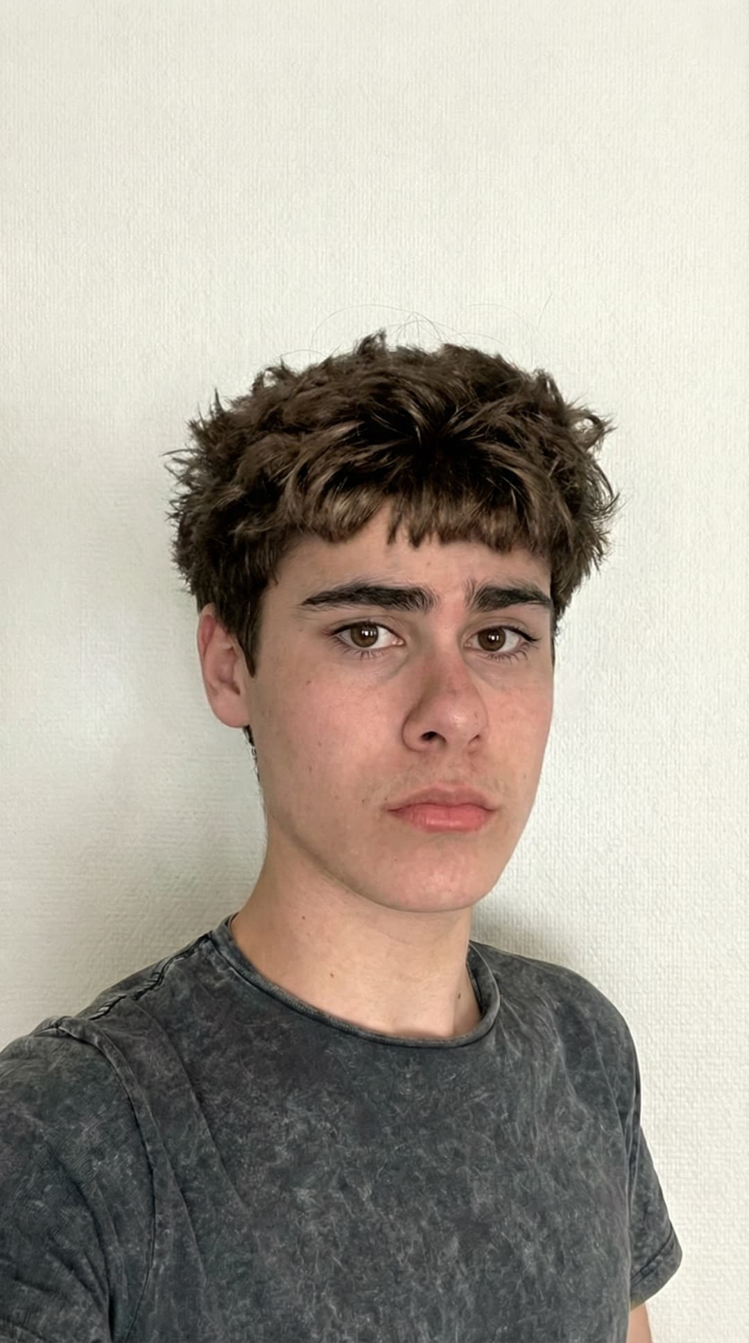 Same user with the Textured Fringe applied