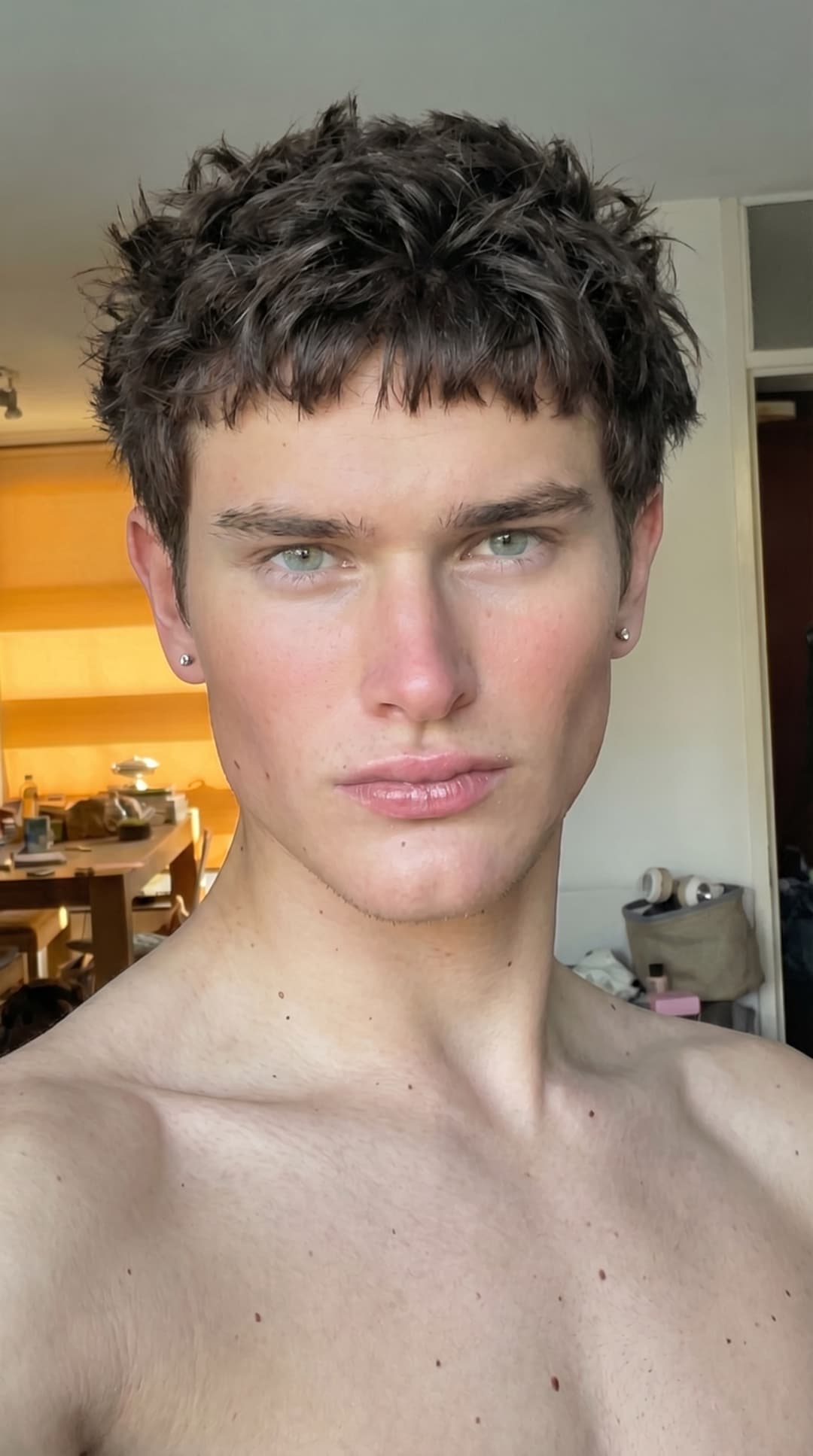 Same user with the Textured Fringe applied